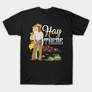 Hay There I Equestrian Pony Horse Lover T-Shirt